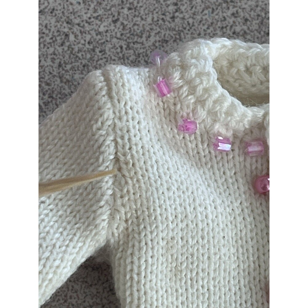 Michael Simon Breast Cancer Awareness Cardigan Sweater Ornament In Box - Picture 3 of 12